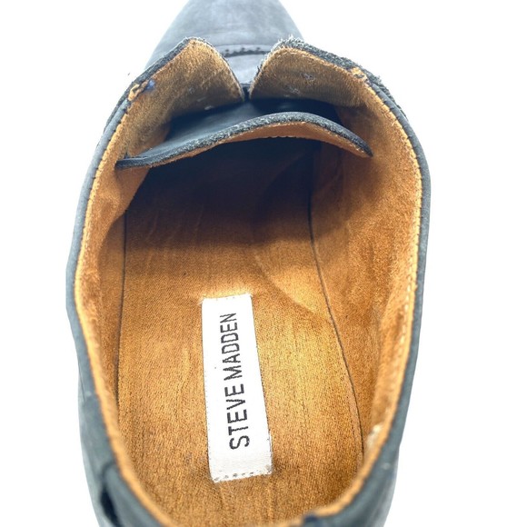 Steve Madden Blue Mens Joistt #752 Cap Toe Oxford Men’s Dress Shoes 10D - Picture 12 of 14